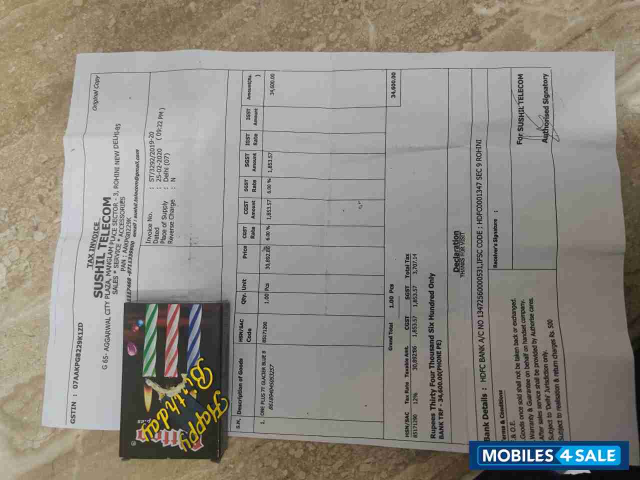 OnePlus  One plus 7 t