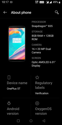OnePlus  5T