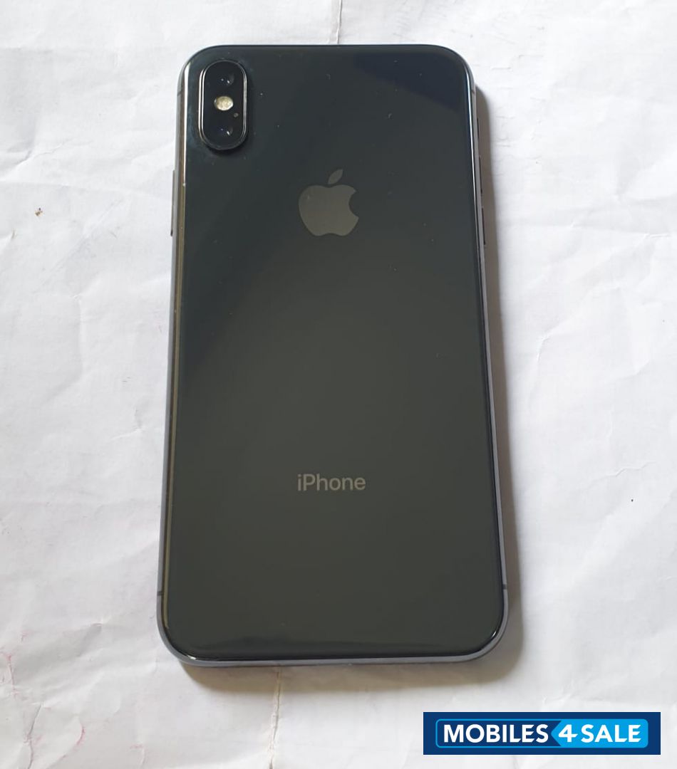 Grey, Black Apple  Iphone x