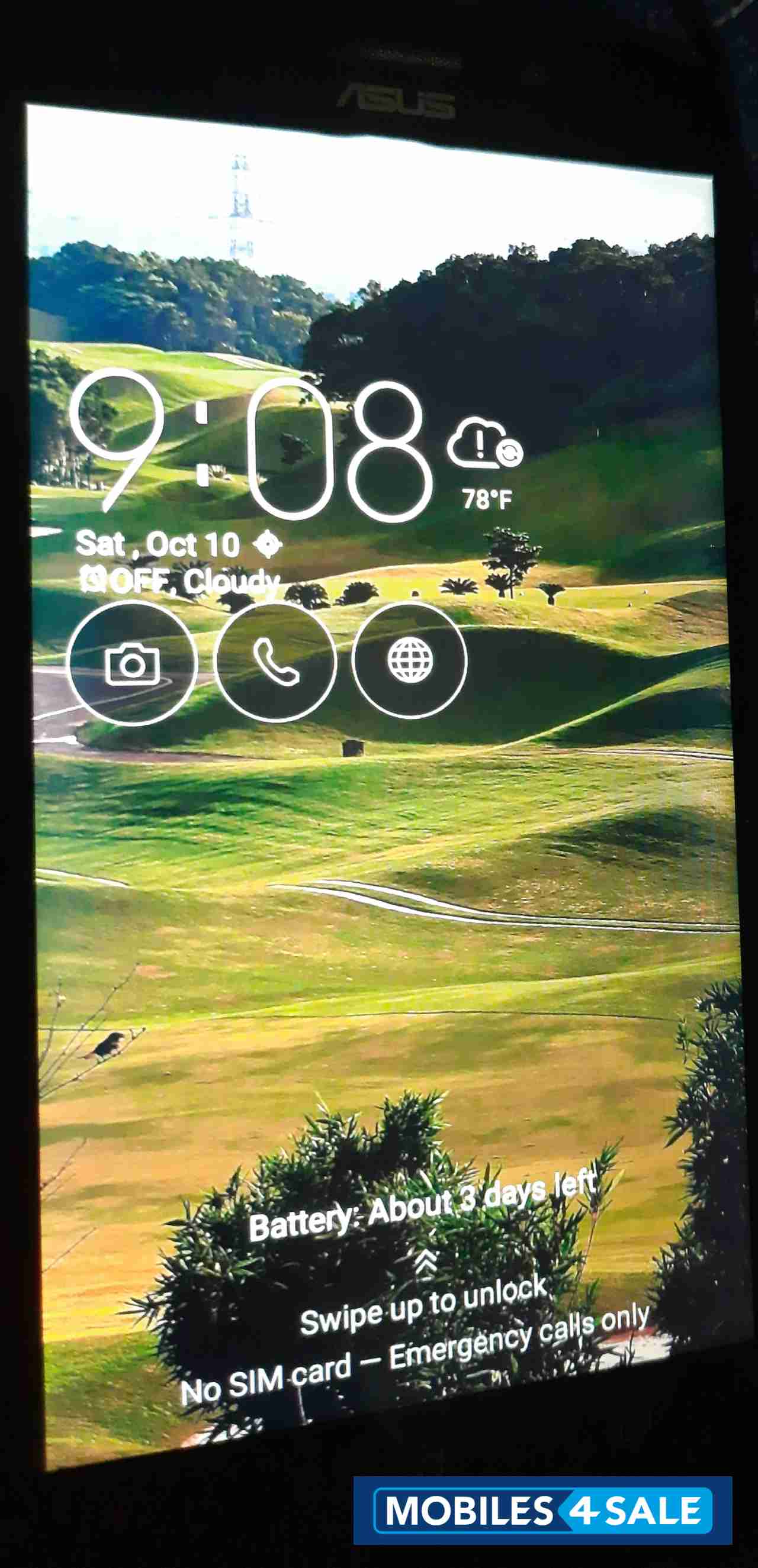 Black Asus Zenfone Max