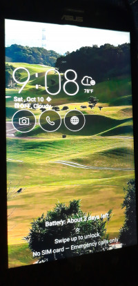 Black Asus Zenfone Max