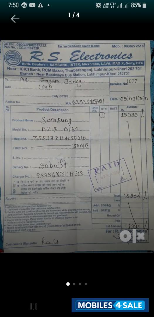 Samsung  Samsung A21s