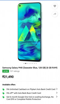 Samsung  Galaxy m 40