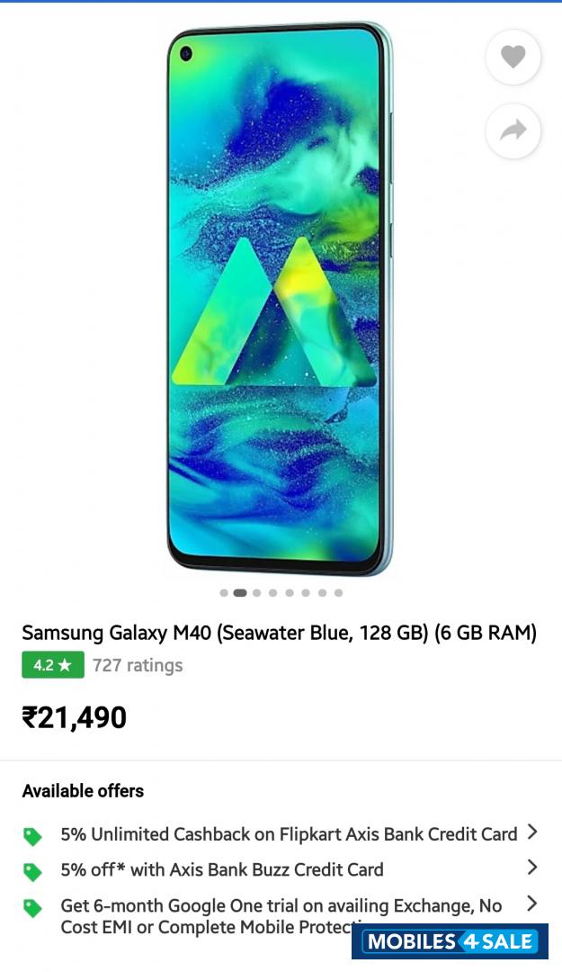 Samsung  Galaxy m 40