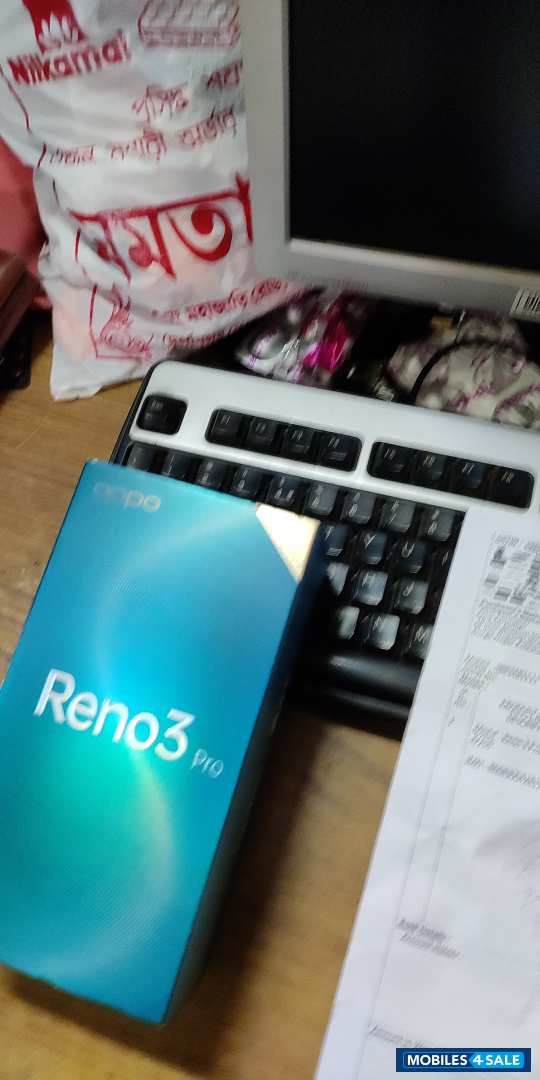 Mid Night Black Oppo  Reno 3 pro 8/256 gb