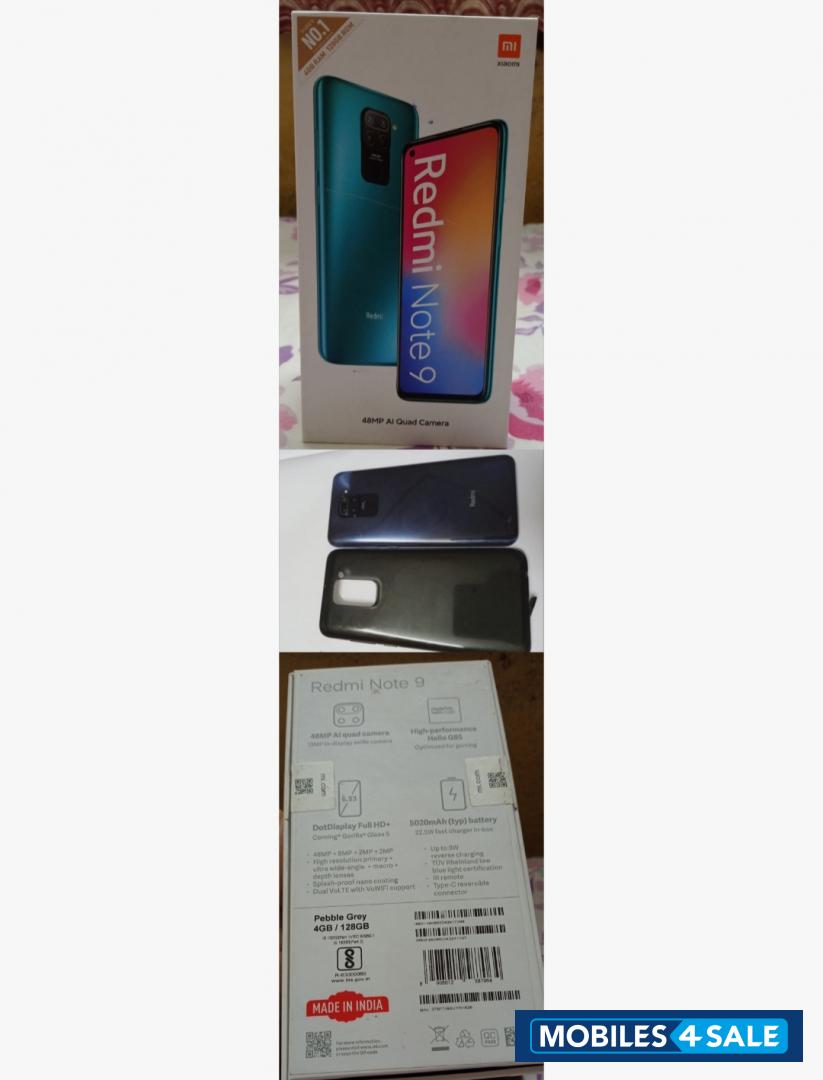 Pebble Grey Xiaomi  Redmi Note 9 128GB/ 4GB RAM