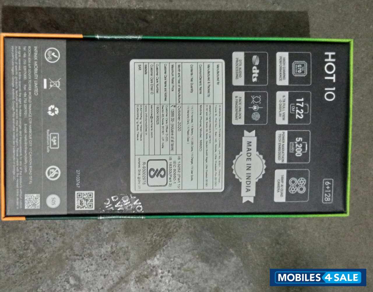 Infinix Infinix hot 10