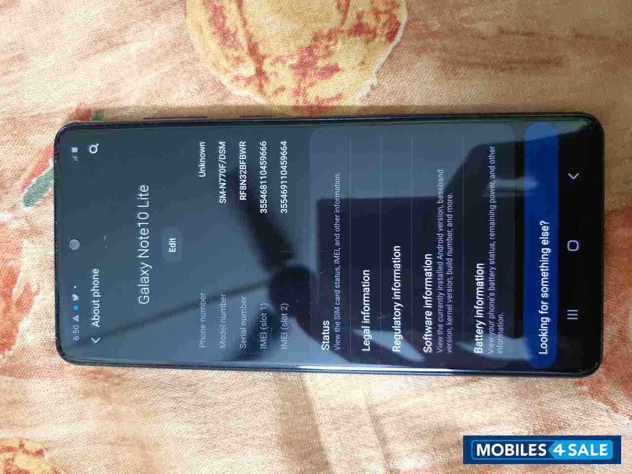 Samsung  Galaxy Note 10 Lite