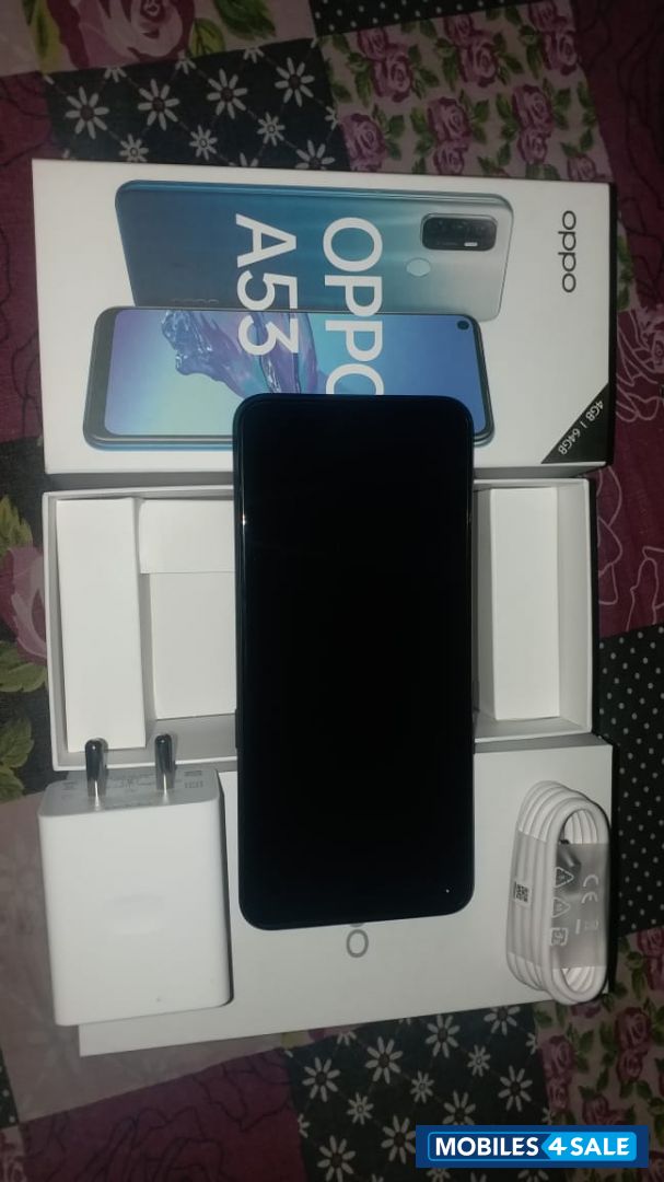 Electric Black Oppo  Oppo A53 2020