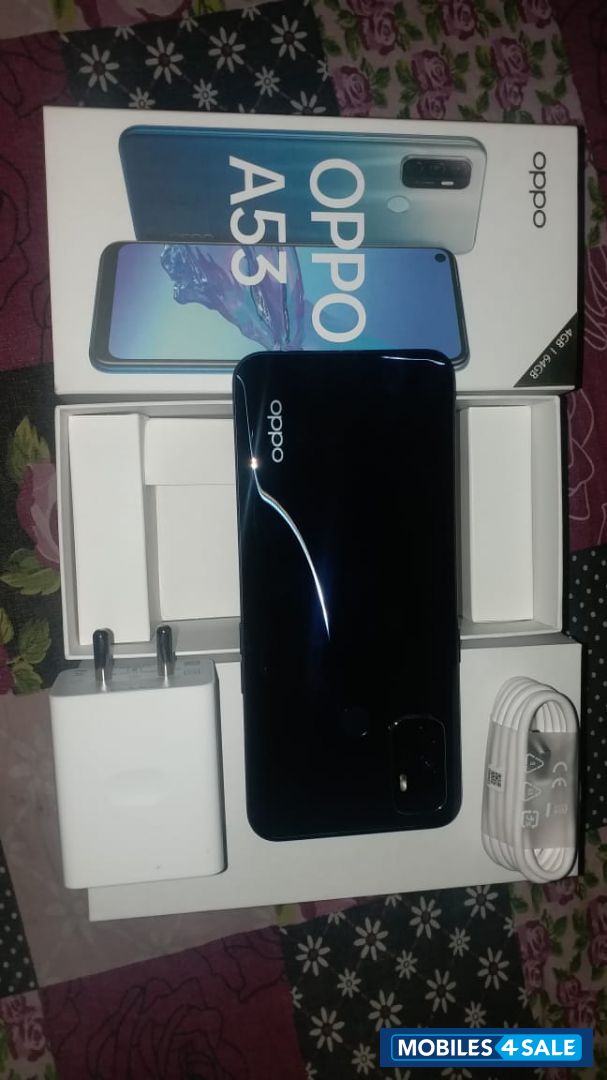 Electric Black Oppo  Oppo A53 2020