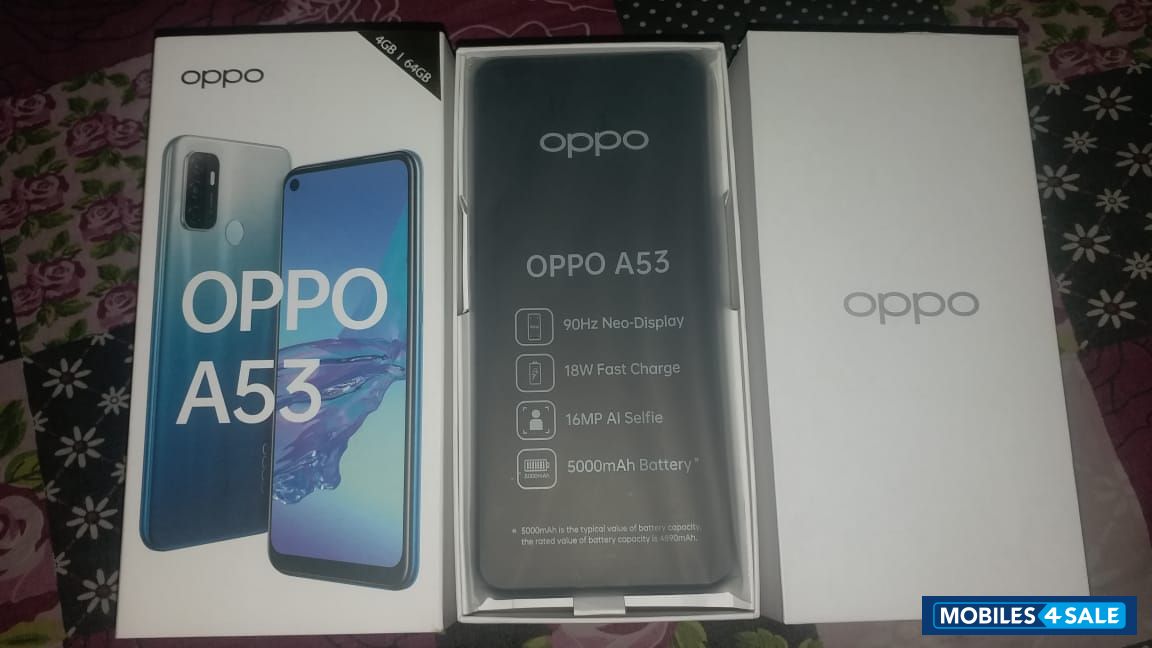 Electric Black Oppo  Oppo A53 2020