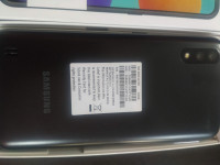 Black Samsung M-series Galaxy M01