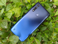Blue Motorola G8 power lite
