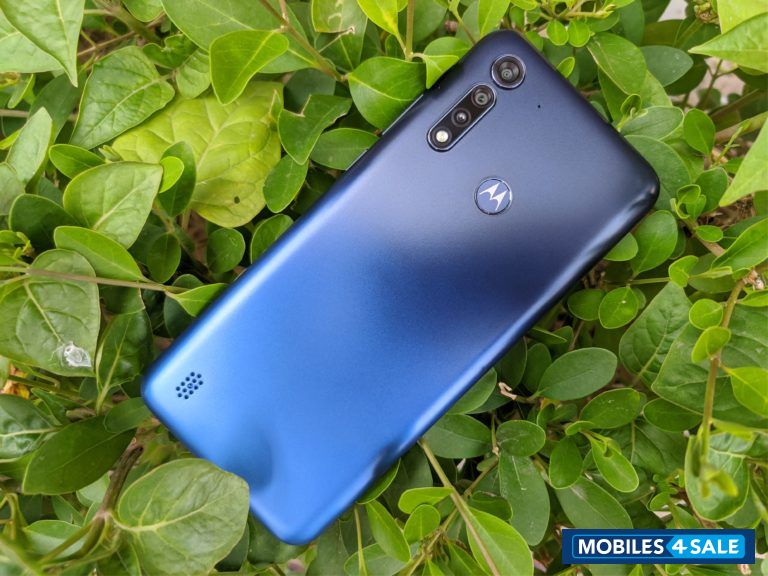 Blue Motorola  G8 power lite