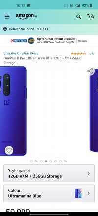 OnePlus 8 pro 12 gb 256gb