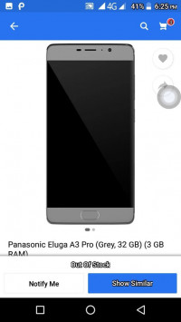 Panasonic  Eluga a3 pro