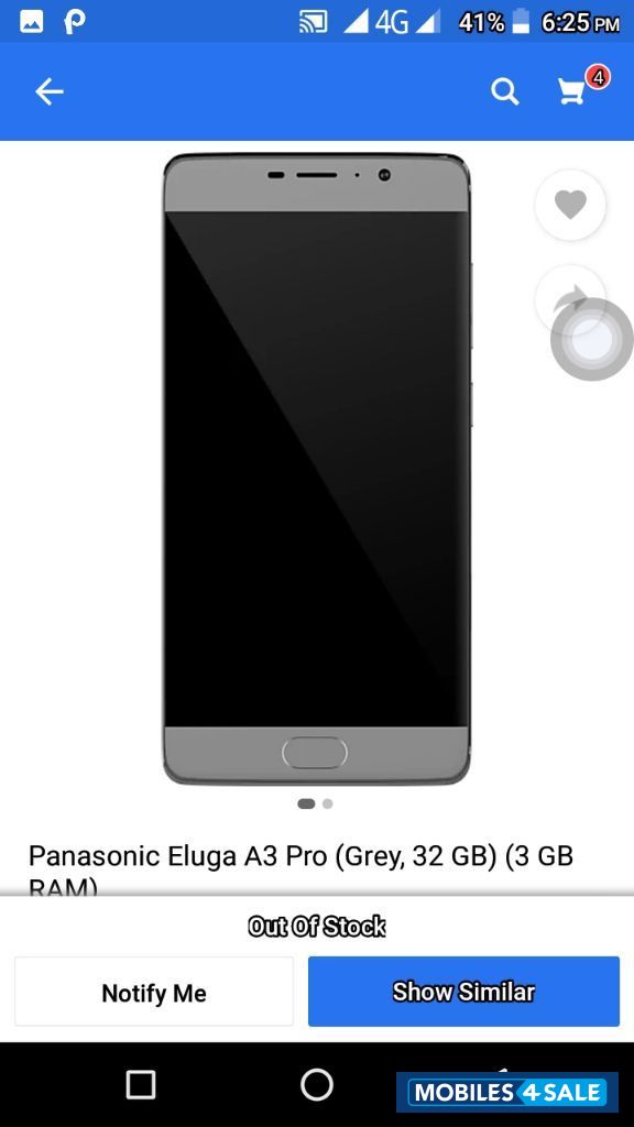 Panasonic  Eluga a3 pro