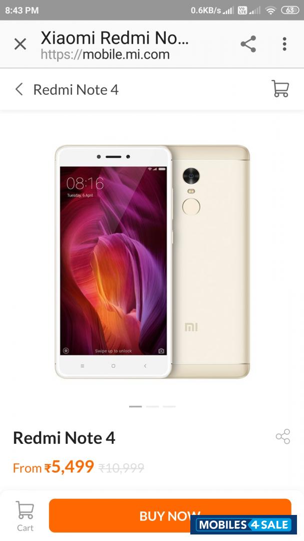 Xiaomi  Redmi note 4