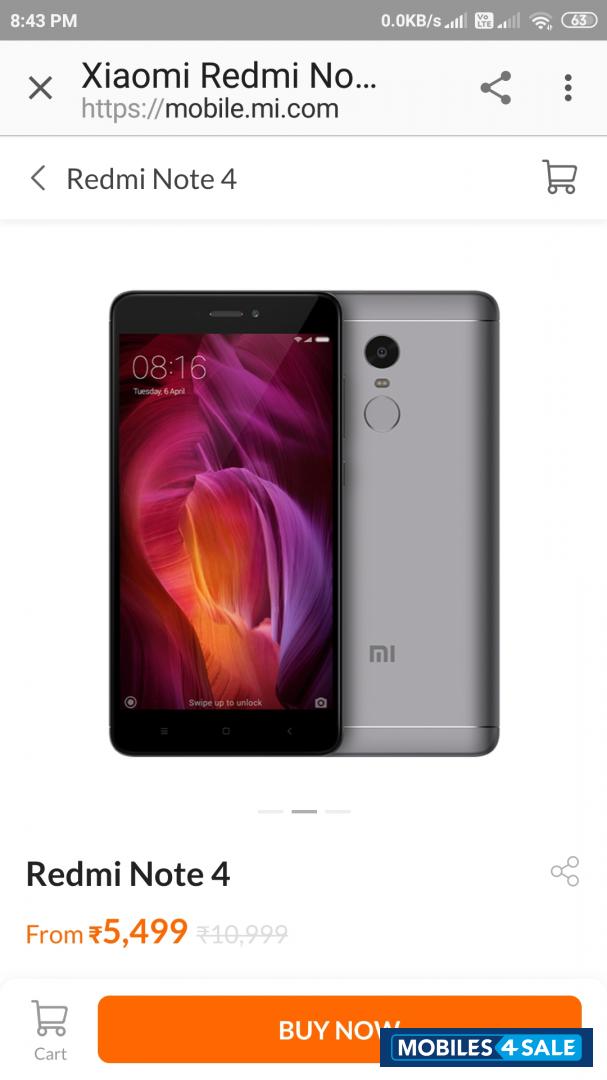 Xiaomi  Redmi note 4