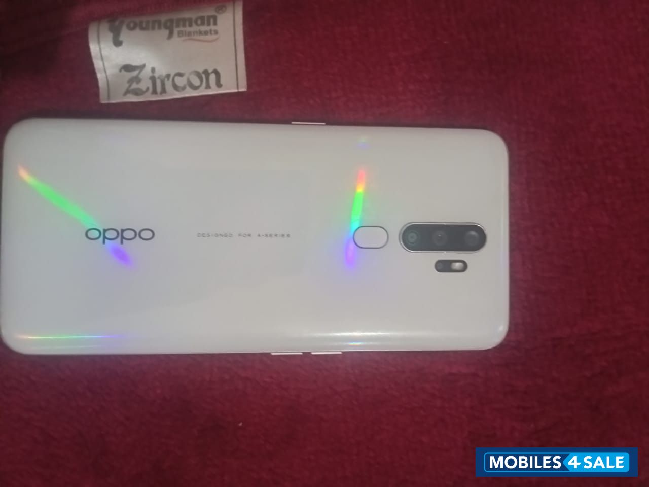 White Oppo  A5 (2020)