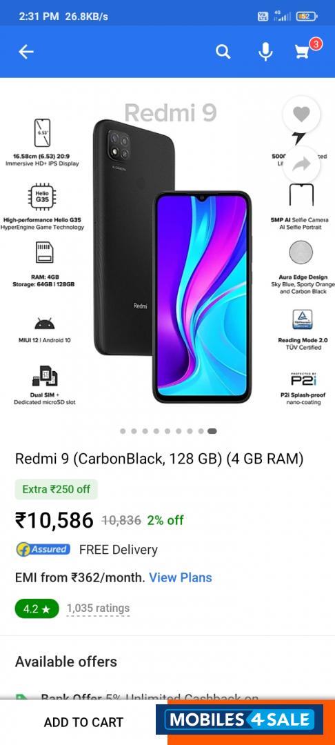 Xiaomi  Redmi 9