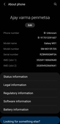 Samsung  Galaxy m31