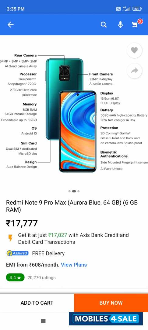 Redmi Redmi note 9 pro max