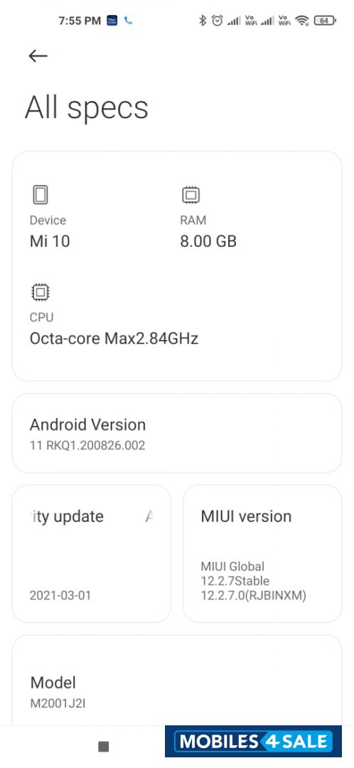 Xiaomi  Mi 10