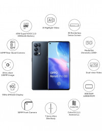Starry Black Oppo  Reno5 pro 5g