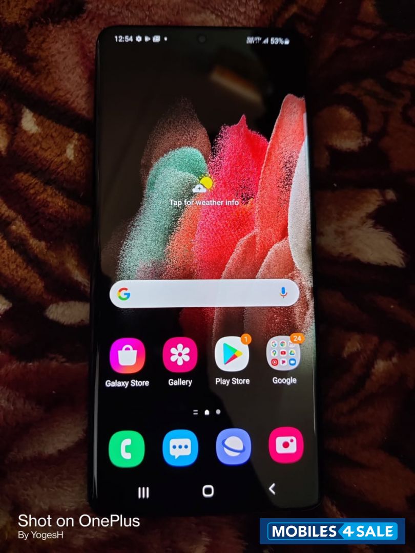 Black Samsung  S21 ultra