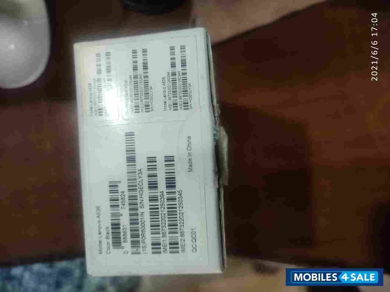 Black Lenovo  A536