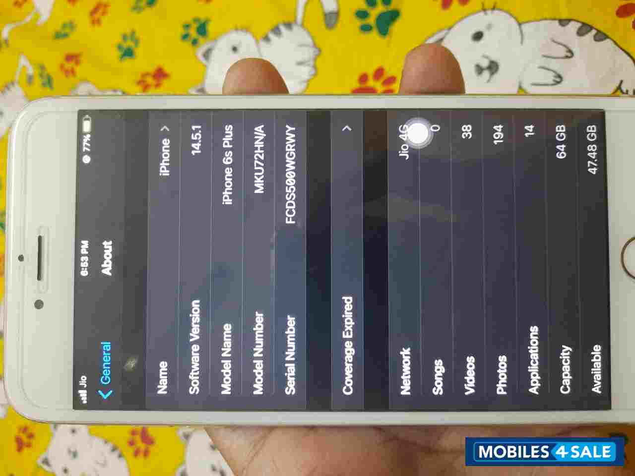 Apple  Iphone 6s plus 64gb