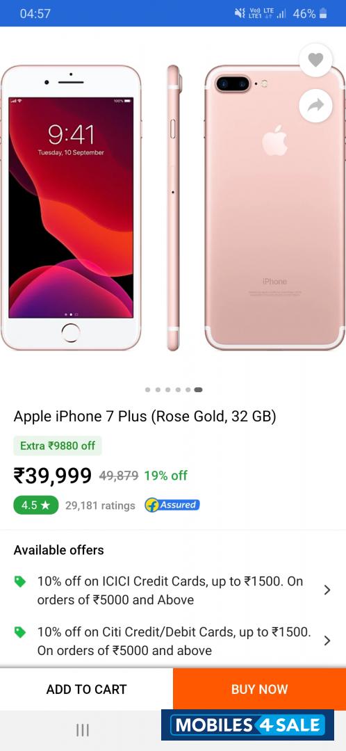 Apple  Iphone 7 plus