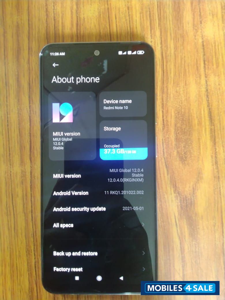 Xiaomi  Redmi note 10