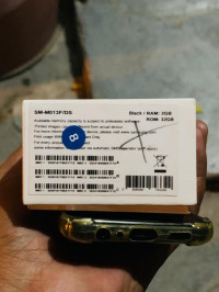 Black Samsung  M01 Core 2gb 32gb