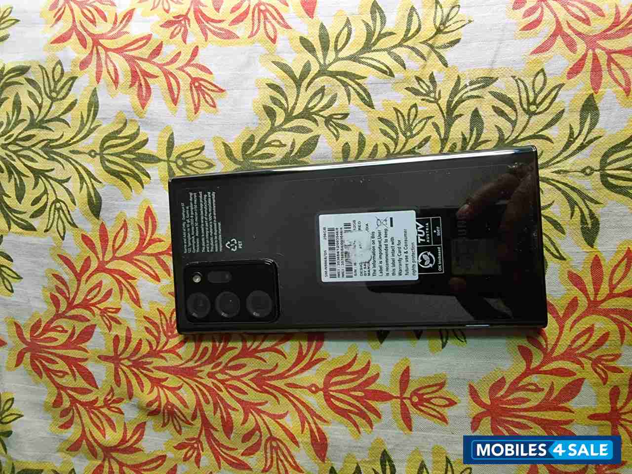 Black Samsung  Note 20 ultra