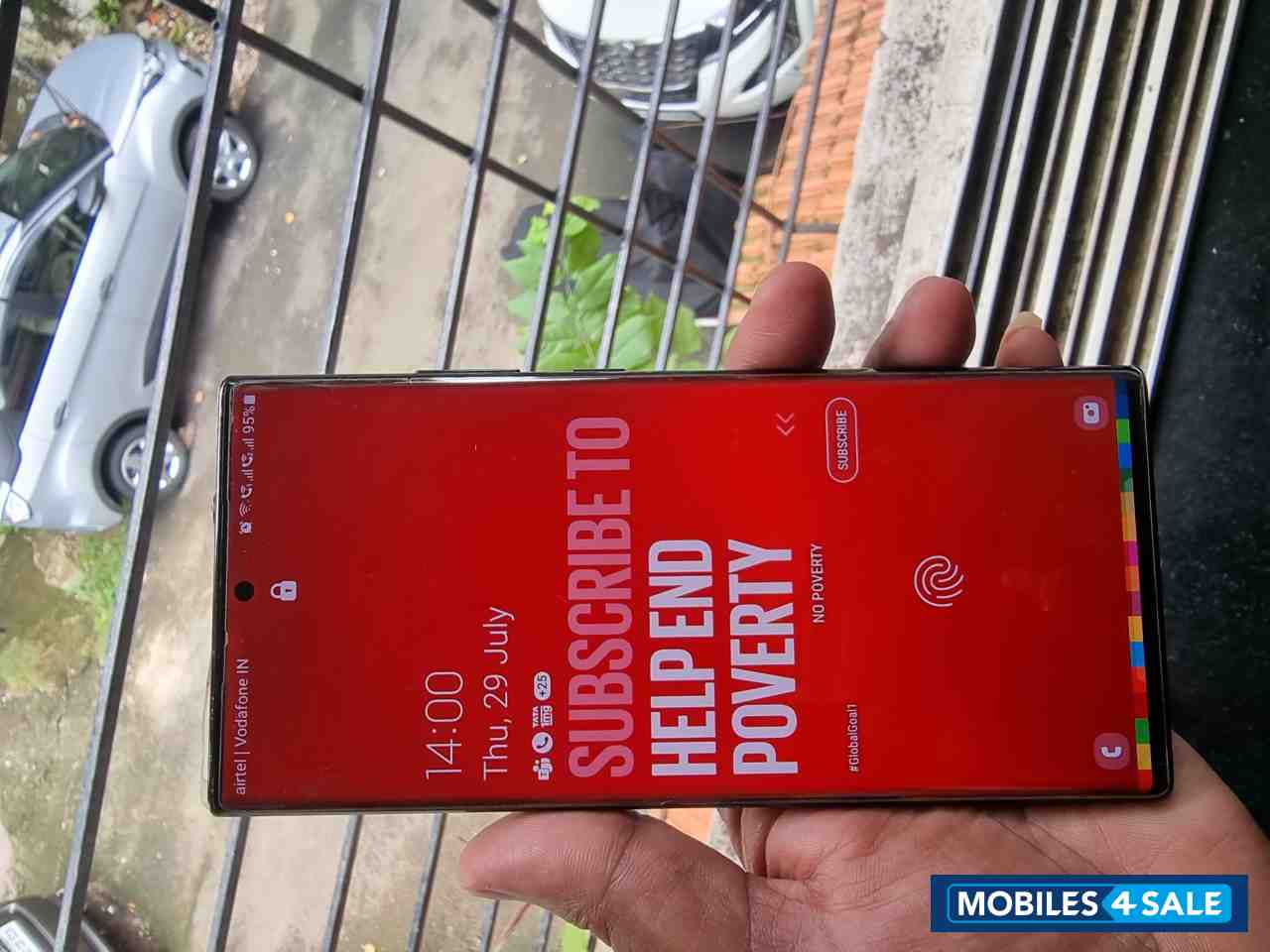 Black Samsung  Note 20 ultra