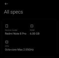Electric Blue Xiaomi Redmi Note 8 Pro