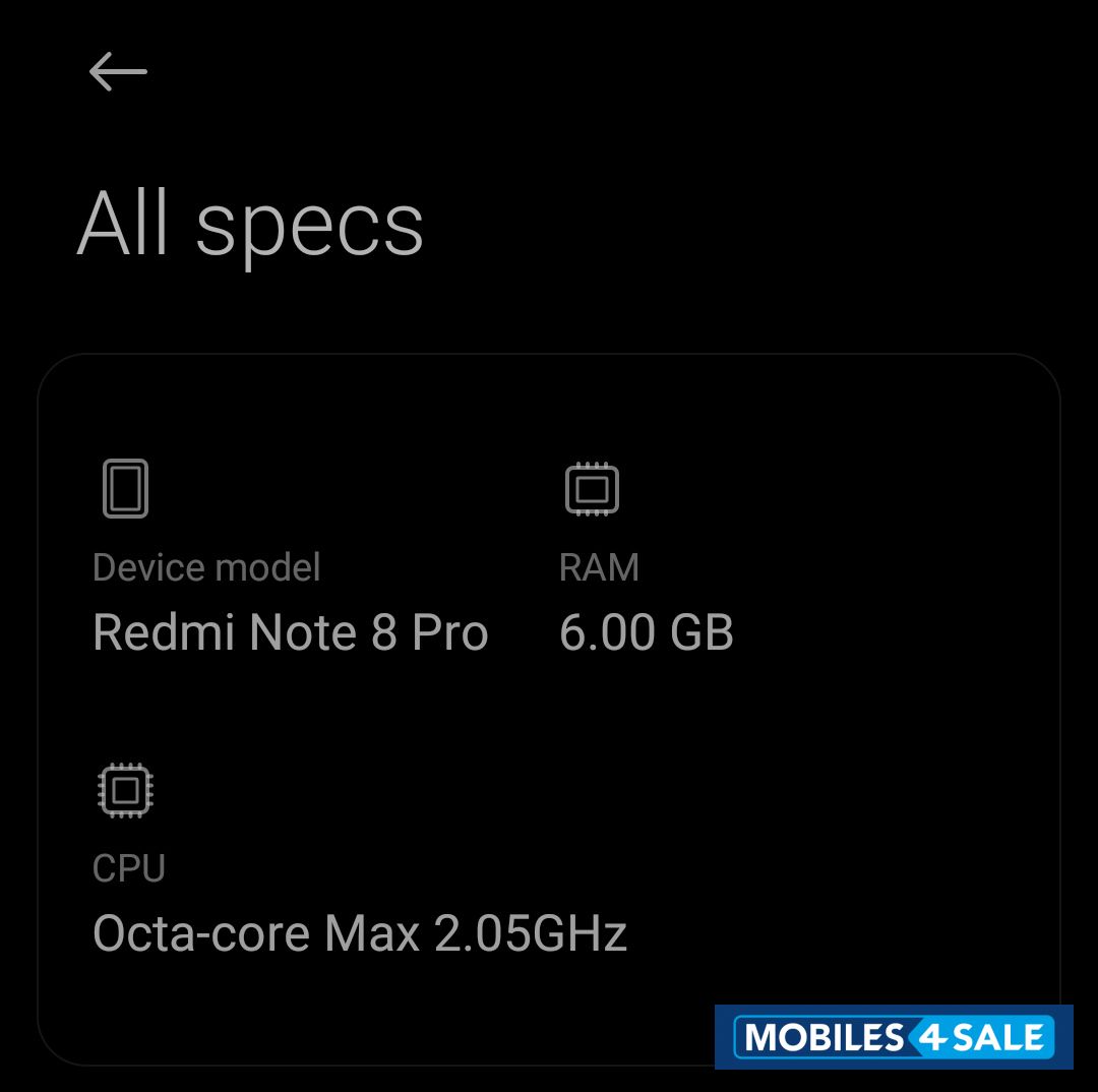 Electric Blue Xiaomi Redmi Note 8 Pro