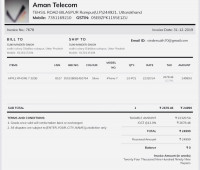 Silver Apple  Iphone 7 32gb