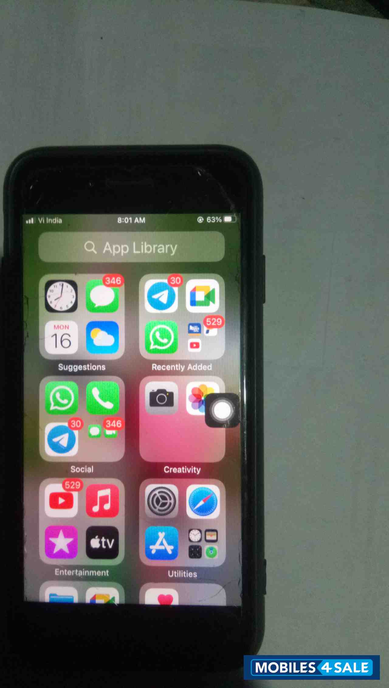 Black Apple iPhone 7