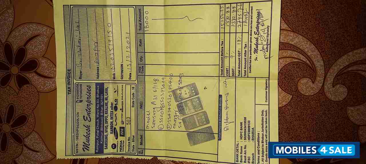 Samsung  Samsung galaxy A31