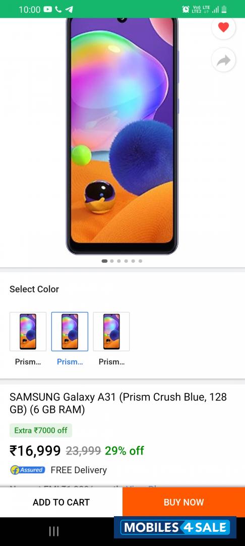 Samsung  Samsung galaxy A31