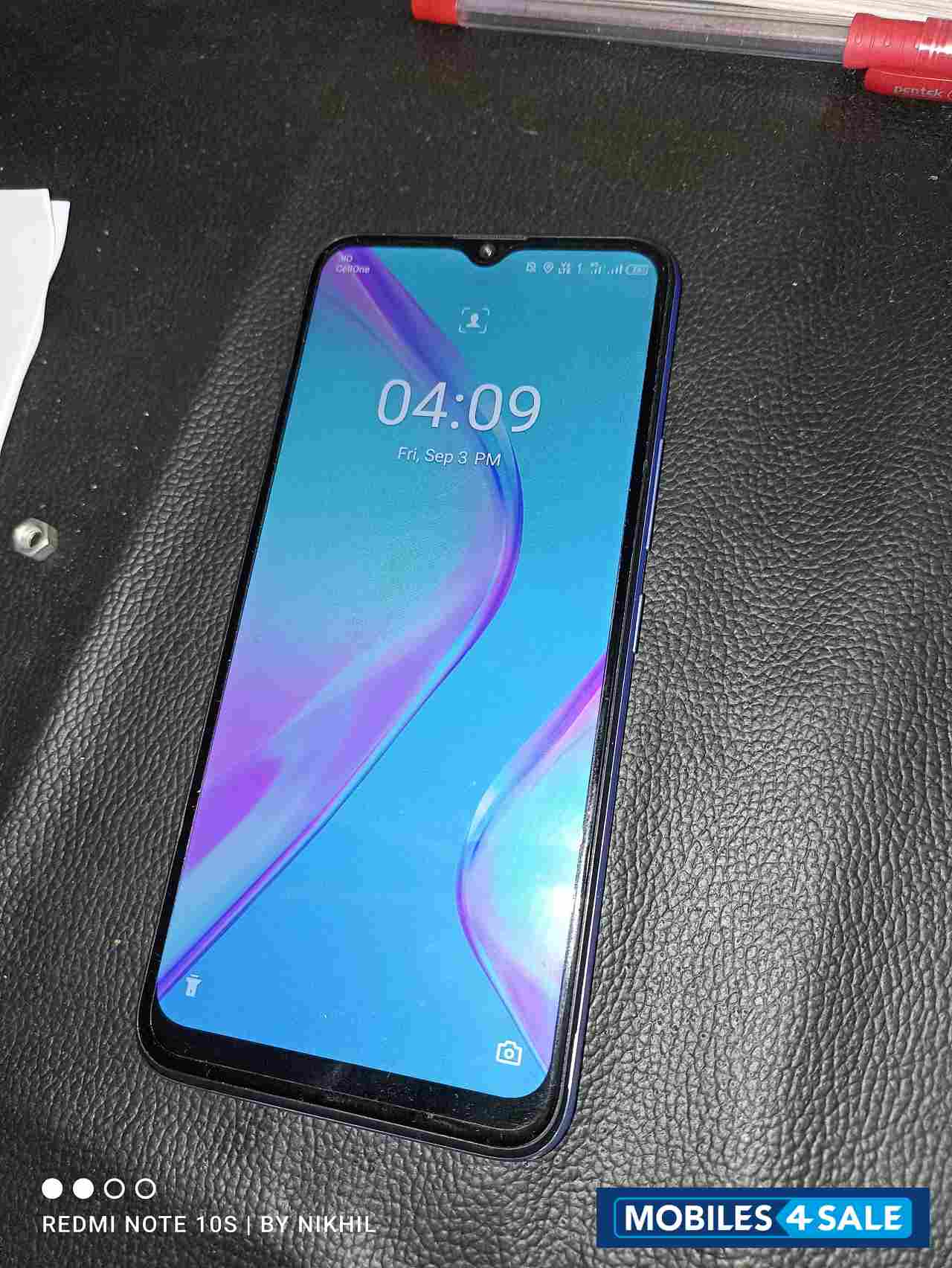 Blue Itel Vision 1 pro