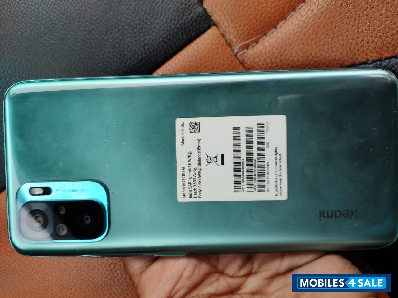 Aqua Green Redmi  Note 10