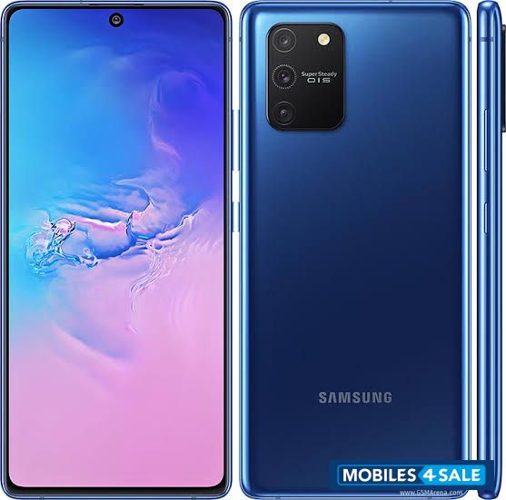 Blue Samsung  S10 lite