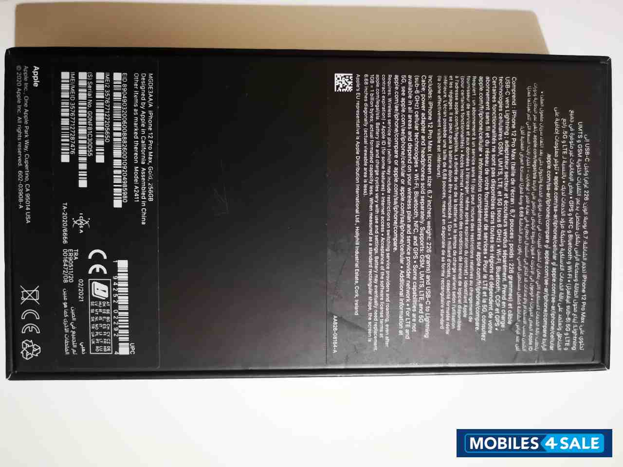 Gold Apple  12 pro max