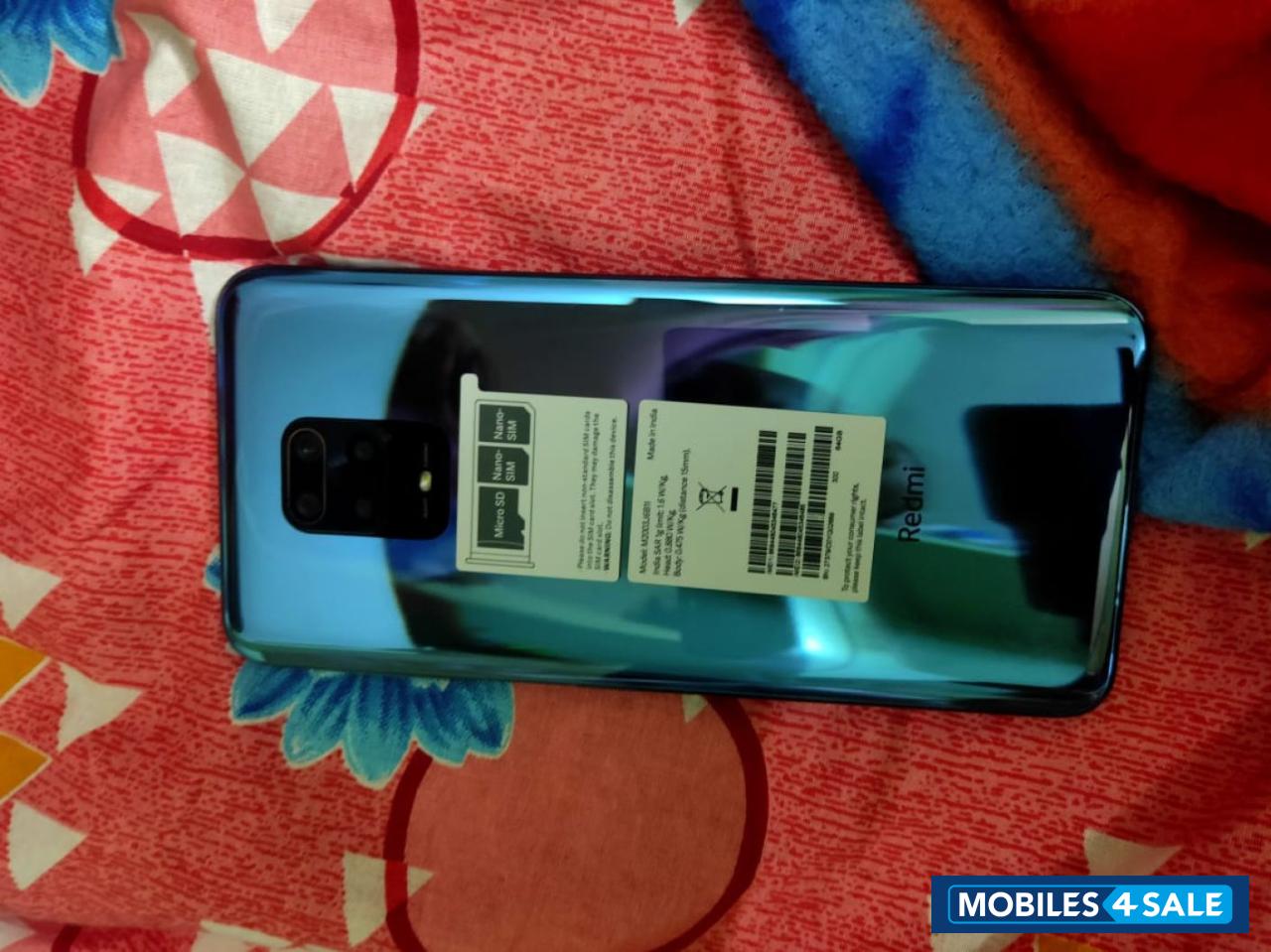 Blue Xiaomi Redmi note 9 pro max