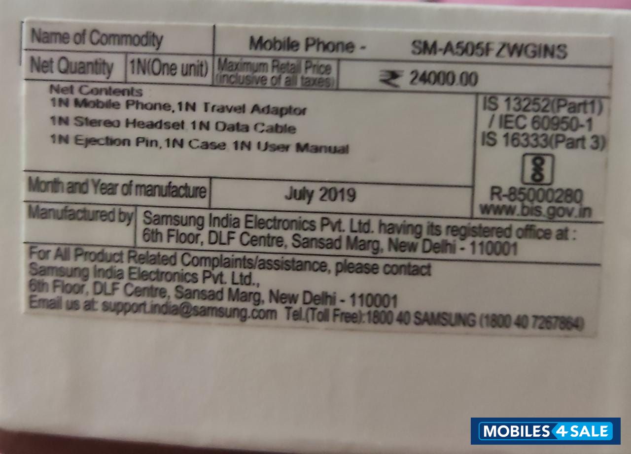 Samsung  Galaxy A50 (6GB+64GB)