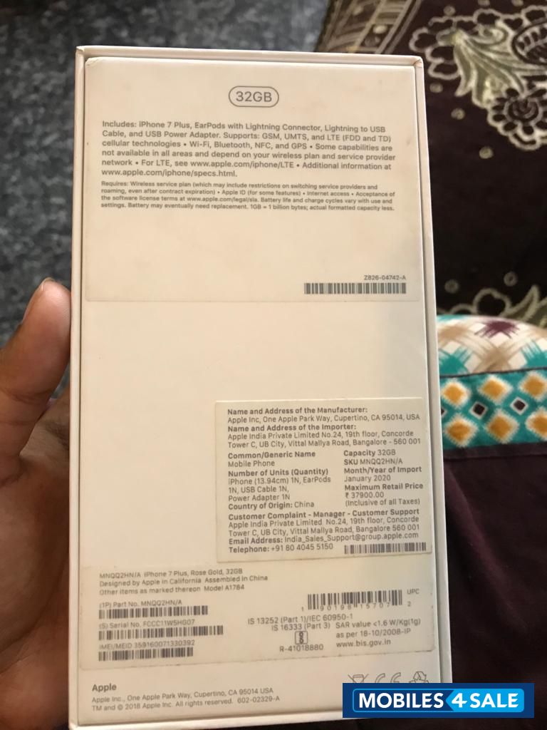 Apple  iPhone 7 plus